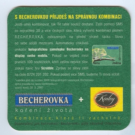Becherovka костер<br /> Страница Б<br />